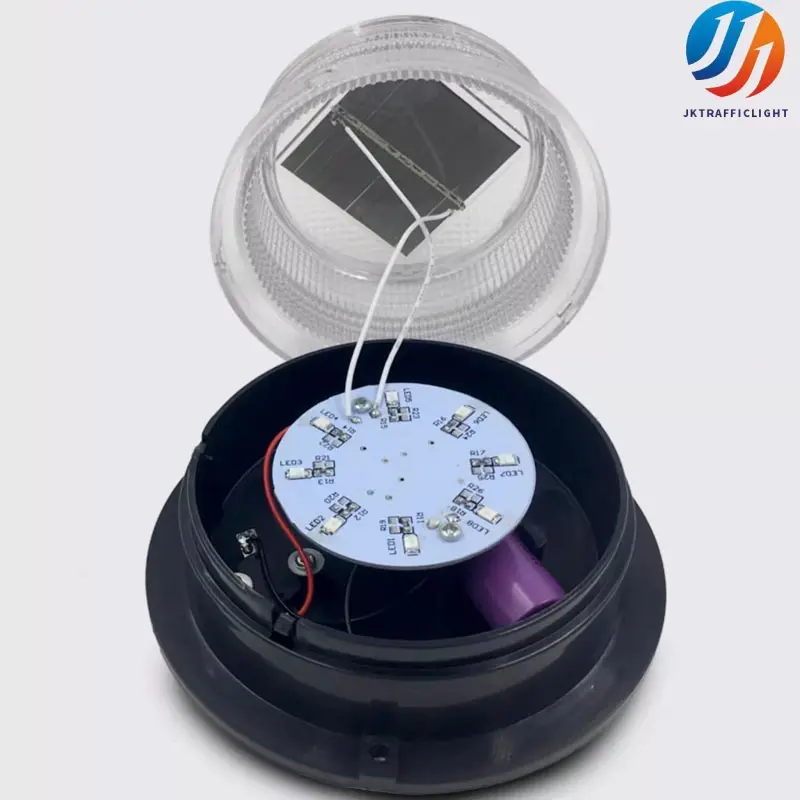 PC Solar Flashing Beacon Warning Light (2)
