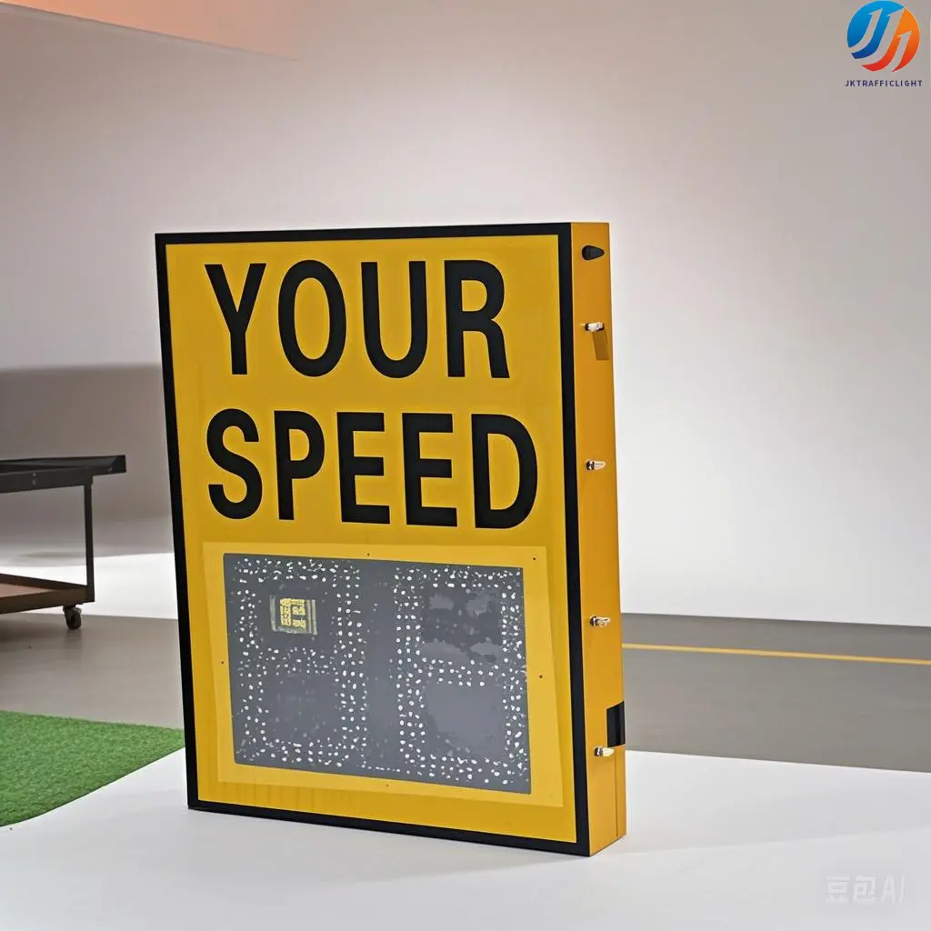 Video of radar speed detector installation