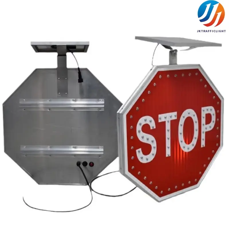 Flashing Warning Traffic Sign (3)