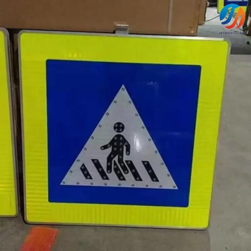 Solar Crosswalk Sign