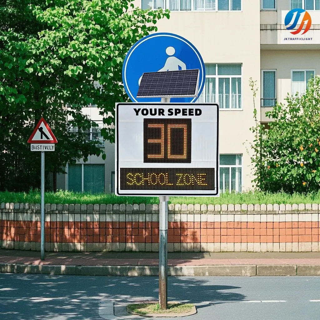 Zone Slow Down Warning sign (4)