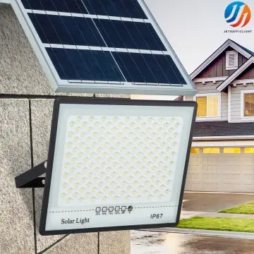 Solar Lights Outdoor Garden LED Waterproof Spotlights Remote Control Street Lights Solar Lamp