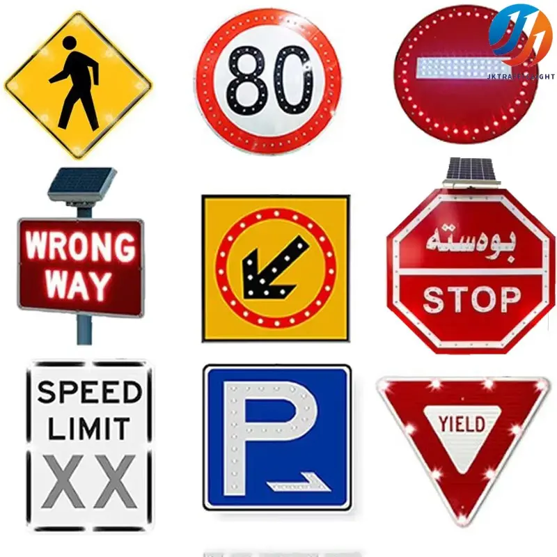 Solar Aluminum Construction Road Signs Led Flashing Warning Traffic Sign (1).jpg