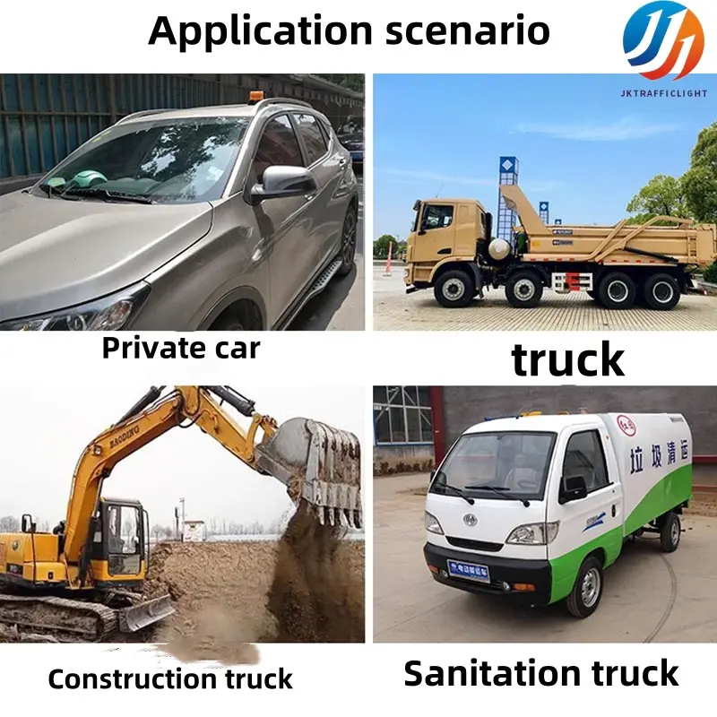 PC Solar Flashing Beacon Warning Light (3)