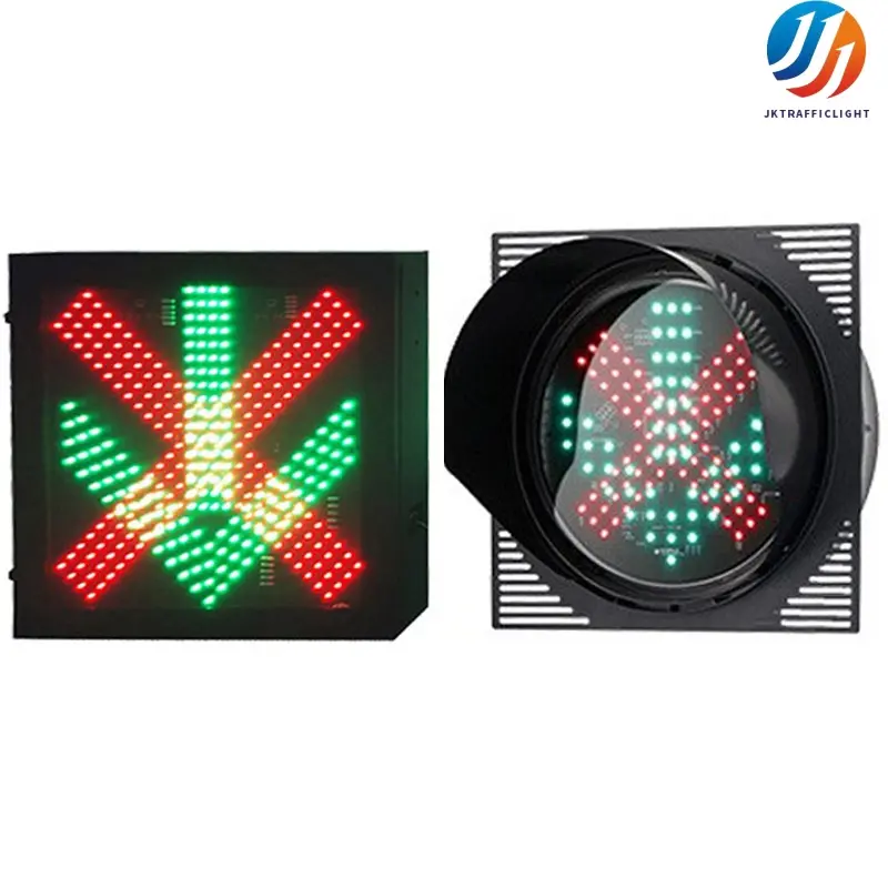 600mm Red Cross Green Arrow Lane Control Light Tunnel Toll Station Traffic Light (1).jpg