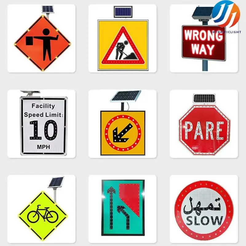 Aluminium Traffic Prohibition Sign Good Reflective Solar Stop Road Sign Warning Signs Board (1).jpg