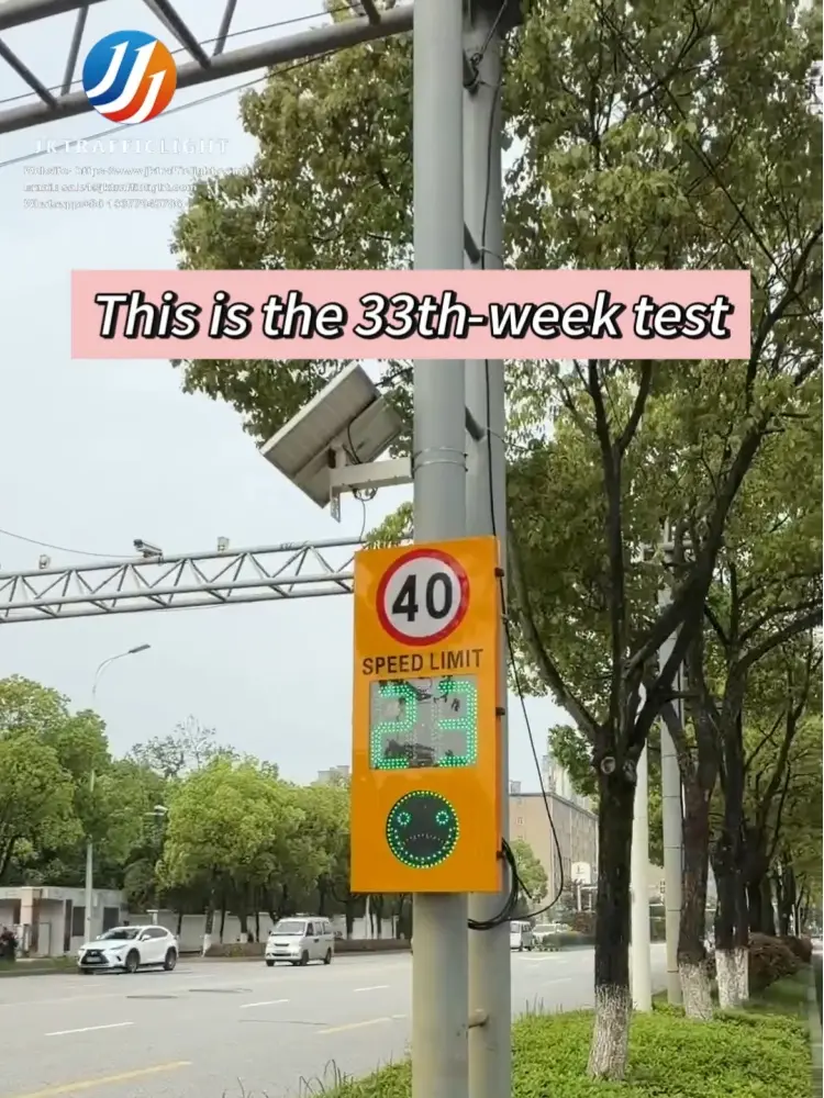 Week 33 Test: No Failure After One Month Rain | Radar Speed Sign Long Term Test