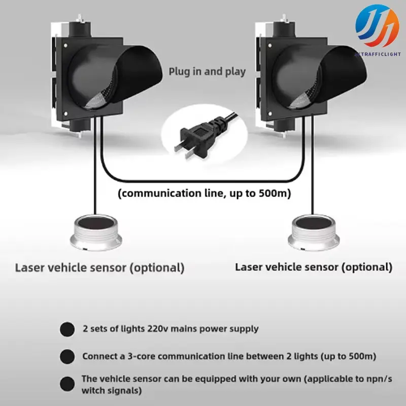 Small Traffic Light for Home Garden (2)
