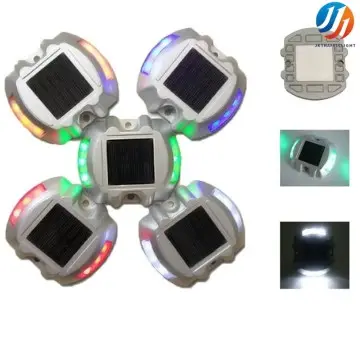 Solar Road Stud Light LED Traffic Safety Cat Eye Double Side Traffic Marker Reflective Blinking Led Light Driveway