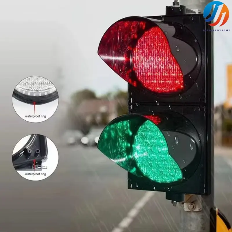 Red Green Yellow Led Traffic Light Safety Signal Light 200mm for Road System (2).jpg
