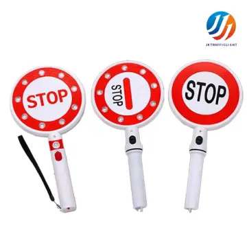 Handheld rechargeable Stop sign Stop Go Led Flashlight Baton Stick