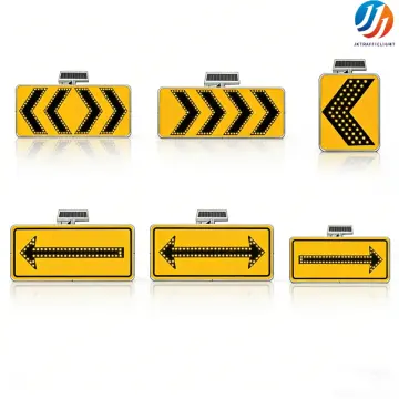 Rectangular Traffic Sign LED Solar-powered Guidance Sign