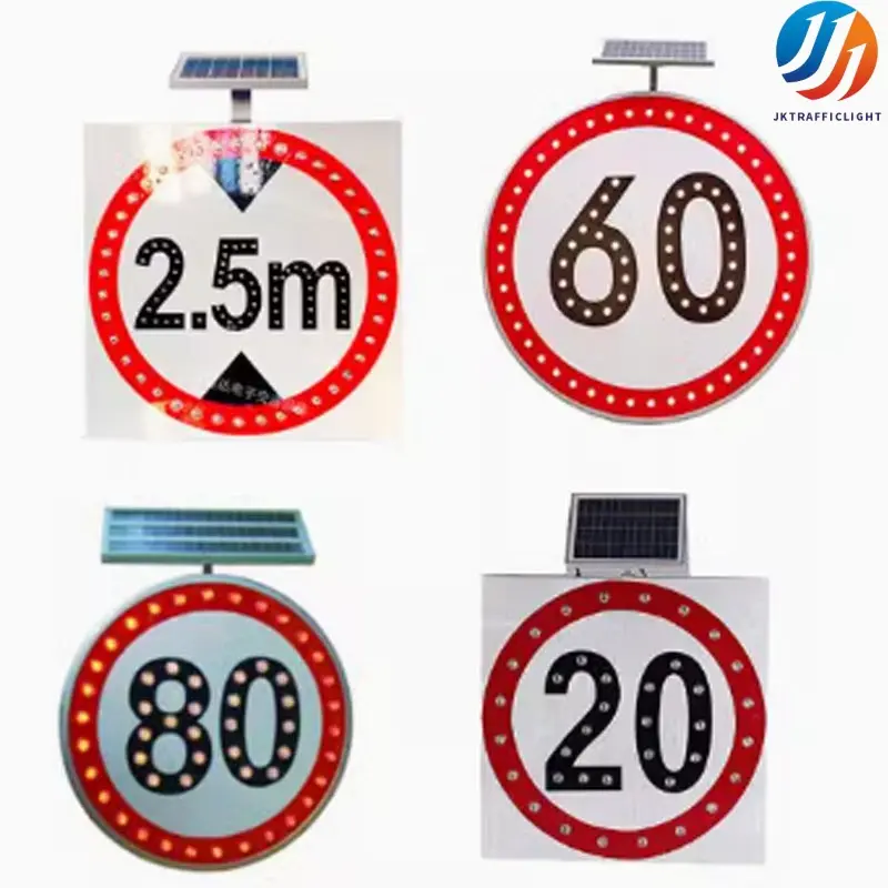 Aluminium Traffic Prohibition Sign Good Reflective Solar Stop Road Sign Warning Signs Board (3).jpg