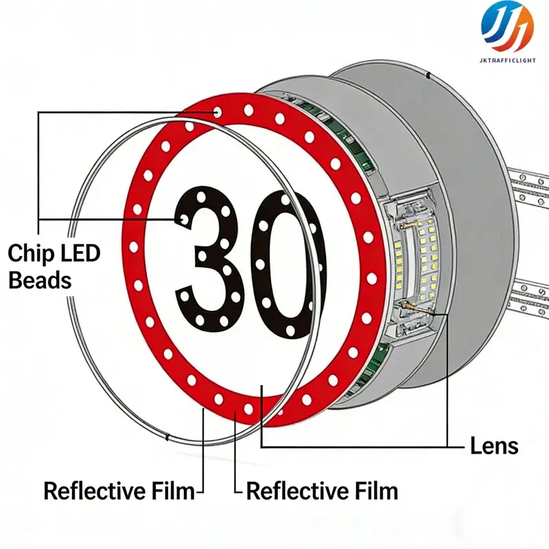 Active Luminous Traffic Sign
