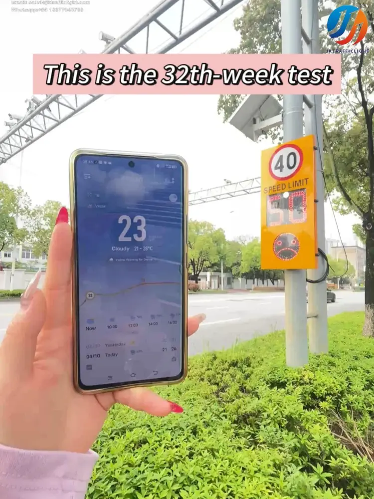 How does our radar speed sign perform after running on real roads for 7 months