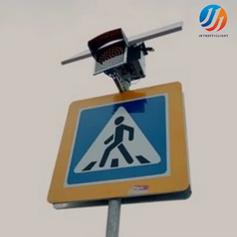 Solar Pedestrian Crossing Sign