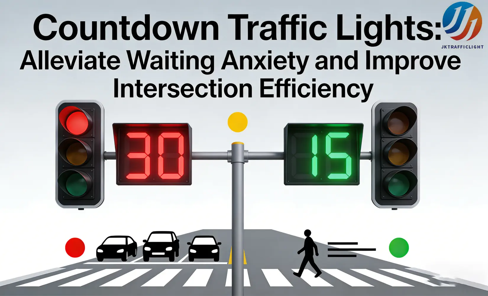 Countdown Traffic Lights: Alleviate Waiting Anxiety and Improve Intersection Efficiency