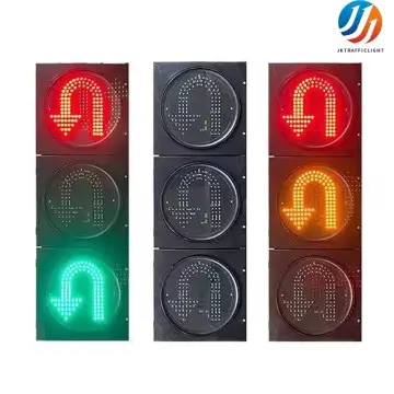 Professional Red Yellow Green Arrow Traffic Light Intelligent LED Traffic Light