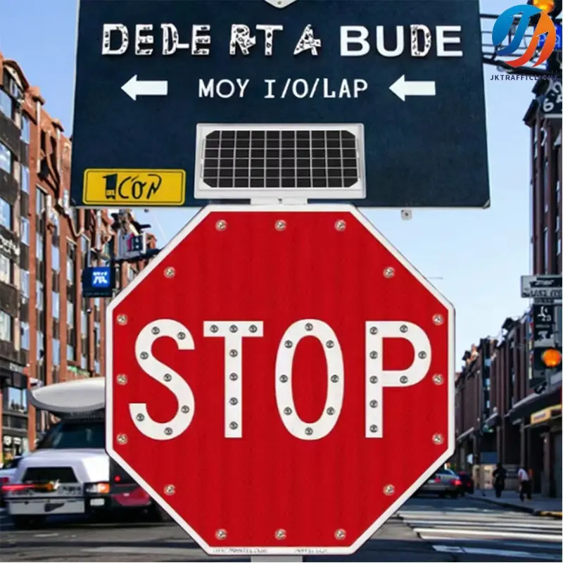 Flashing Warning Traffic Sign (6)